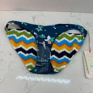 NWT Maaji Zig Zag Reversible Bikini Bottom